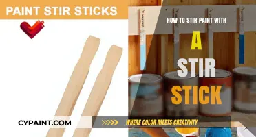 Mastering Paint Stirring: A Simple Guide to Using a Stir Stick