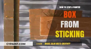 Prevent Painted Box Sticking: Simple Solutions for Smooth Surfaces