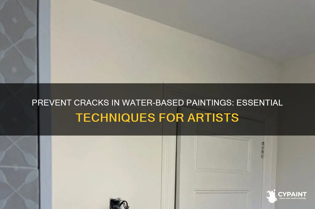 how to stop cracks in your waterbased paintings