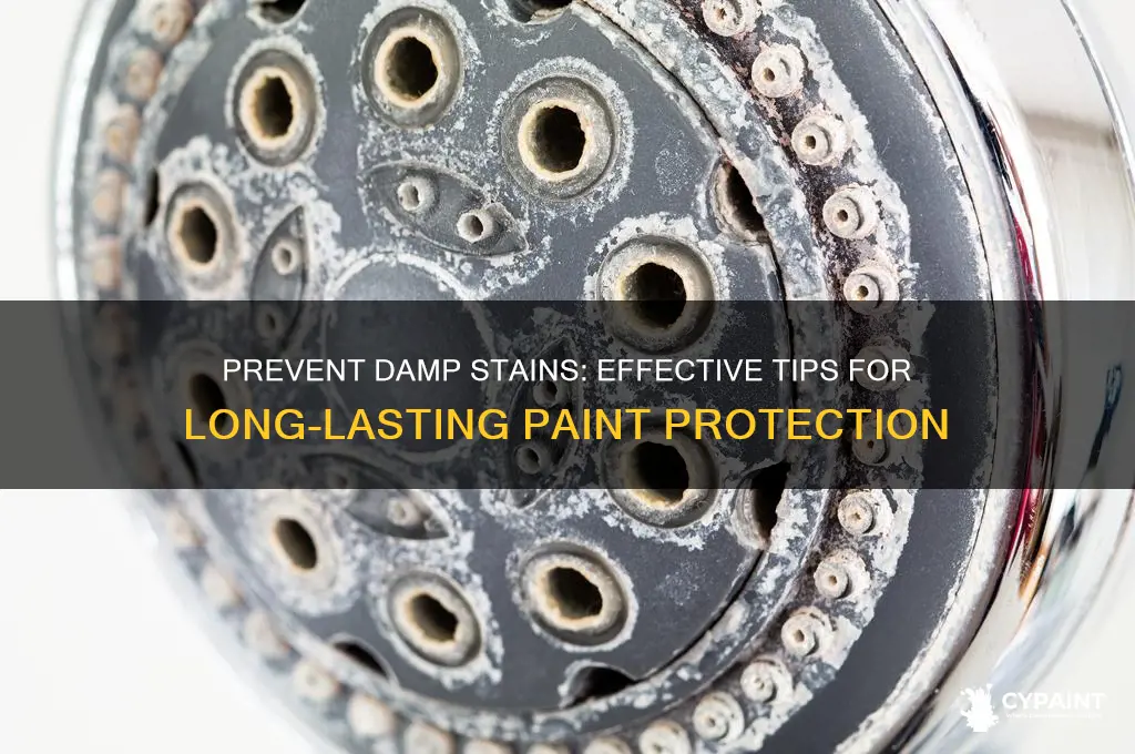 how to stop damp stains coming through paint