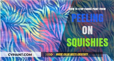 Prevent Fabric Paint Peel-Off on Squishies