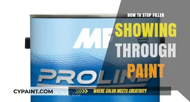 Prevent Filler from Showing Through Paint: Expert Tips and Techniques