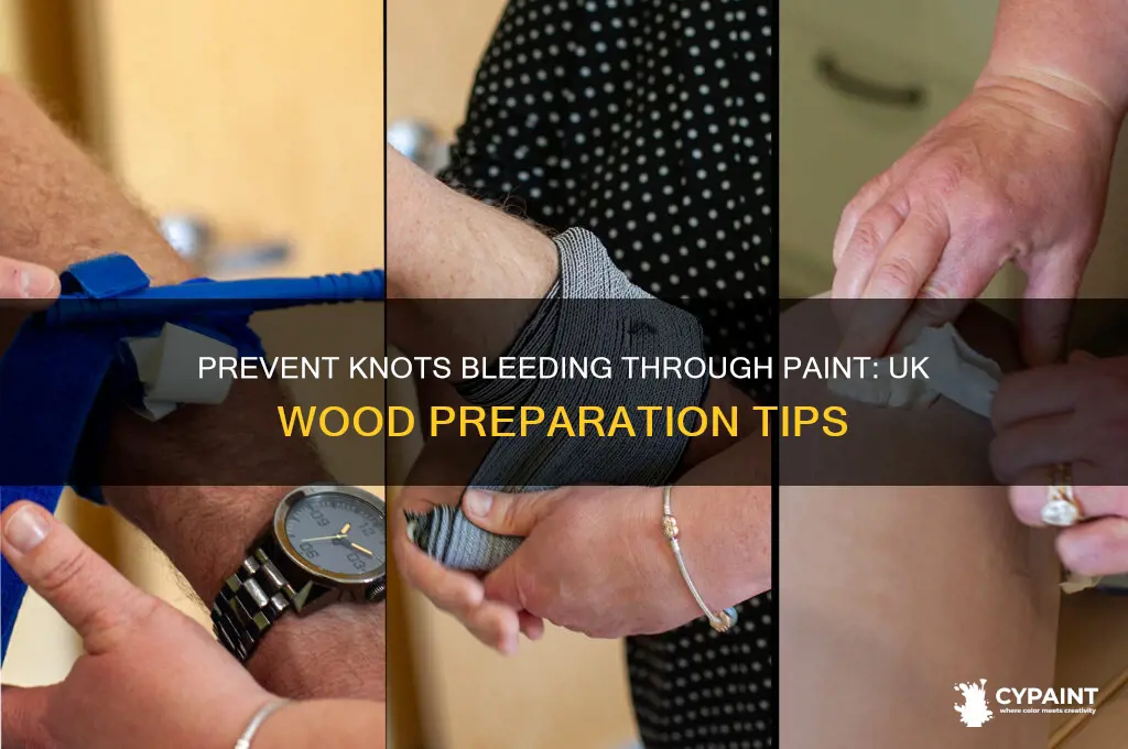 how to stop knots coming through paint uk