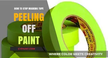 Prevent Masking Tape from Peeling Paint: Tips and Tricks for Clean Removal