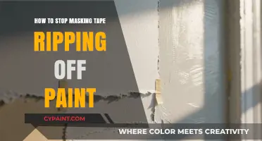 Prevent Paint Damage: Tips to Stop Masking Tape from Ripping Off