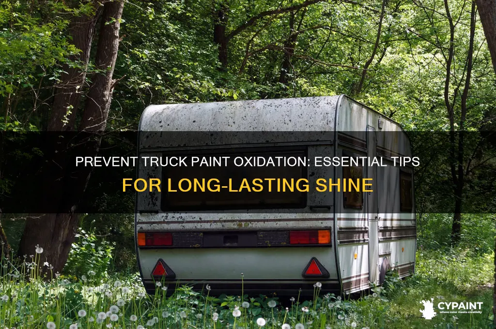 how to stop my truck paint from oxidizing