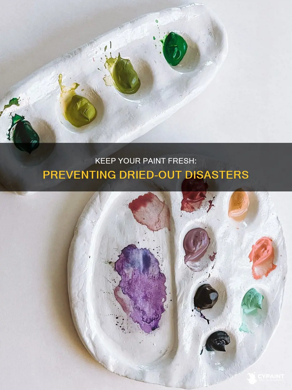 how to stop paint drying out in a can