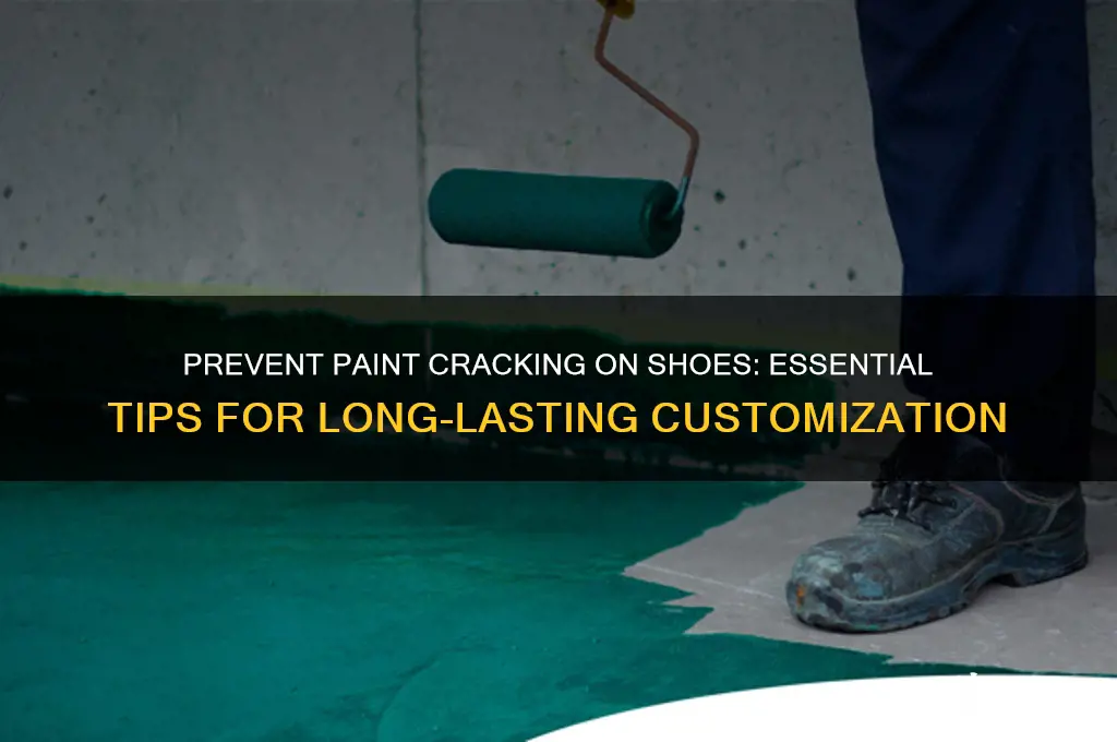 how to stop paint from cracking on shoes
