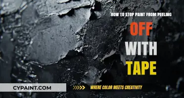 Preventing Paint Peel-Off: Tape Tricks