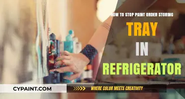 Keep Paint Order: No Fridge Needed