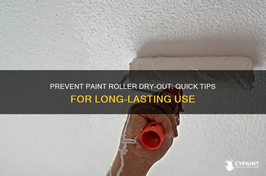 how to stop paint rollers from drying out