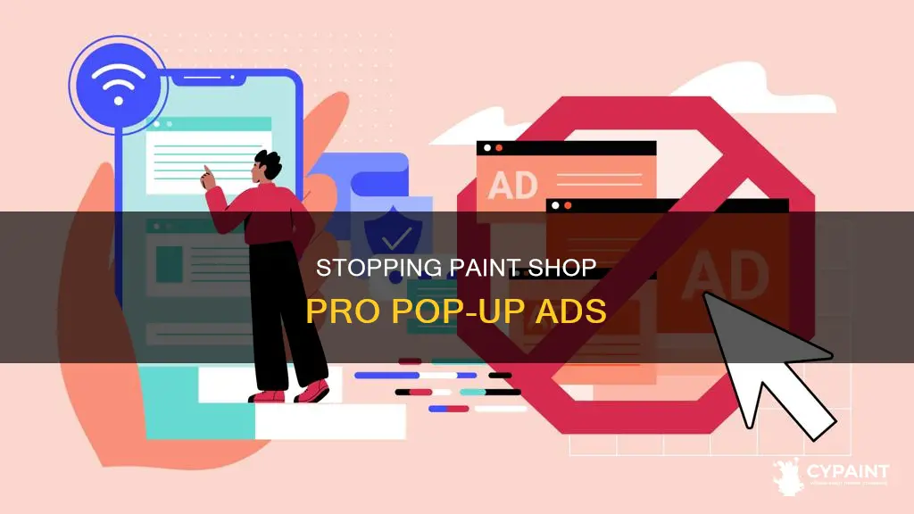 how to stop paint shop pro pop up ads
