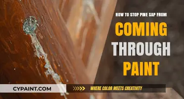 Prevent Pine Sap From Seeping Through Paint