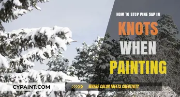 Prevent Pine Sap Seeping Through Knots When Painting