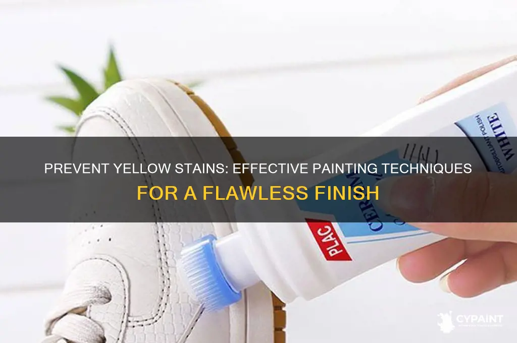 how to stop yellow stains coming through paint