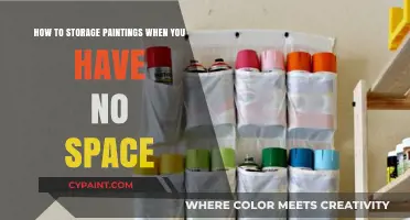 Storage Solutions for Paintings in Small Spaces