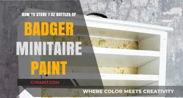 Efficient Storage Tips for 1 oz Badger Minitaire Paint Bottles