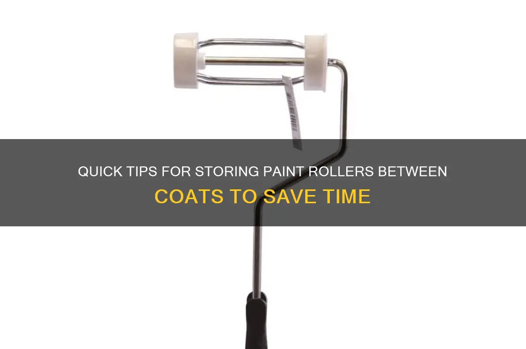 how to store a paint roller between coats
