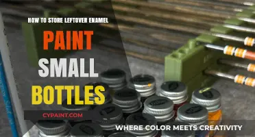 Smart Storage Tips for Leftover Enamel Paint in Small Bottles
