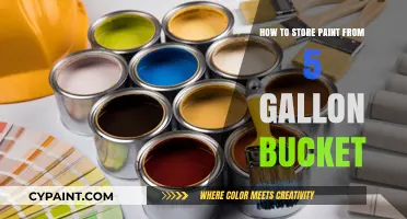 Efficiently Storing Paint: Tips for Preserving 5-Gallon Buckets Long-Term