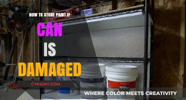 Quick Tips for Safely Storing Paint from a Damaged Can