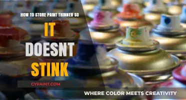 Keep Paint Thinner Odor-Free: Storage Tips