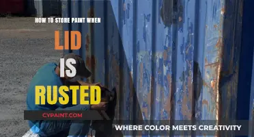Effective Paint Storage Solutions for Rusted Lids: Tips and Tricks