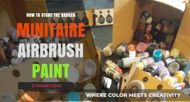Proper Badger Minitaire Airbrush Paint Storage Tips for Longevity