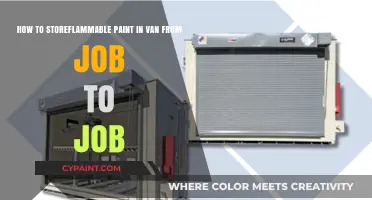 Safe Flammable Paint Storage Tips for Mobile Work Vans