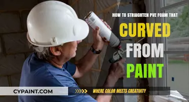 Straightening Curved PVE Foam: Paint-Related Fixes