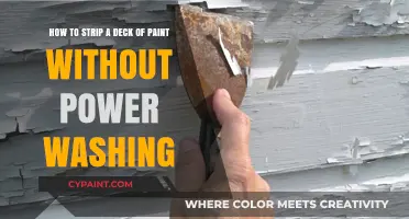 Gentle Deck Paint Removal: Effective Alternatives to Power Washing