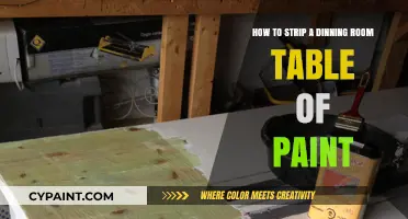 Stripping Your Dining Table: Removing Paint, Restoring Wood