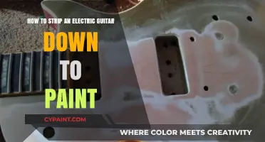 Stripping an Electric Guitar: Prep and Paint