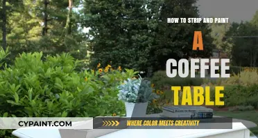 Revamp Your Coffee Table: Easy Stripping and Painting Guide
