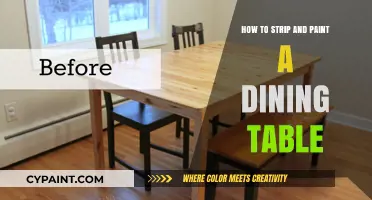 Transform Your Dining Table: Easy Stripping and Painting Guide