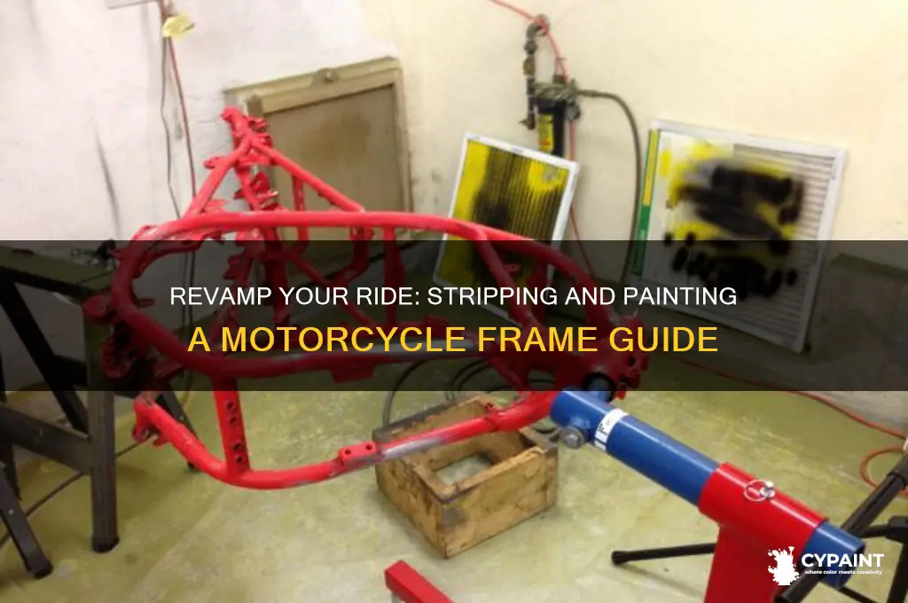 how to strip and paint a motorcycle frame