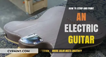 DIY Guitar Makeover: Stripping and Painting Your Electric Guitar