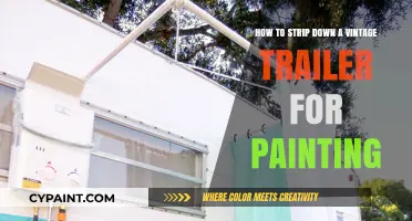 Stripping Down a Vintage Trailer for Painting: A Step-by-Step Guide