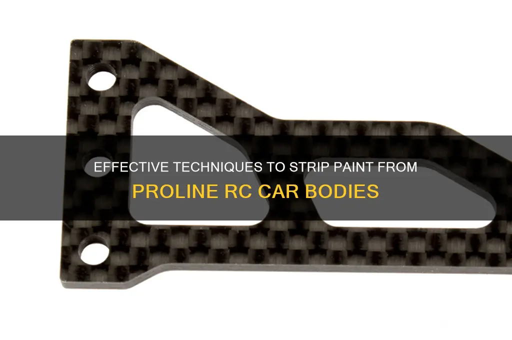 how to strip down paint on proline bodys