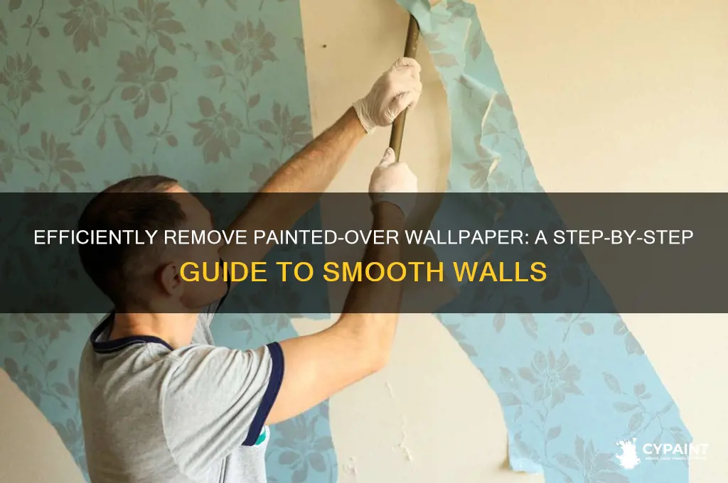 how to strip off wallpaper thats painted over