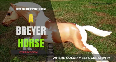 Effective Techniques for Removing Paint from Breyer Model Horses