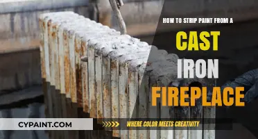 Stripping Paint from a Cast Iron Fireplace: A Step-by-Step Guide