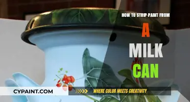 Effective Methods to Strip Paint from Your Vintage Milk Can