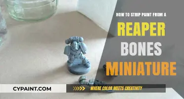 Stripping Paint: Reaper Bones Miniatures Made Easy