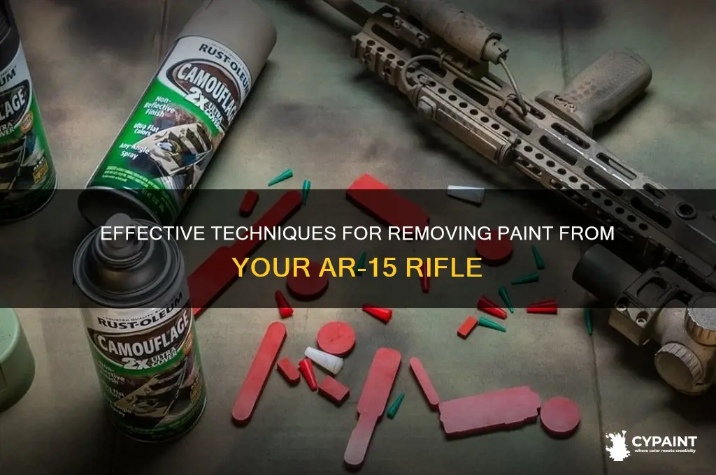 how to strip paint from an ar 15