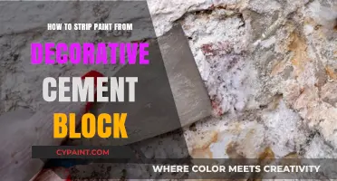 Effective Techniques to Strip Paint from Decorative Cement Blocks