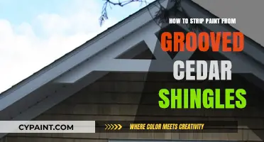 Effective Techniques for Removing Paint from Grooved Cedar Shingles