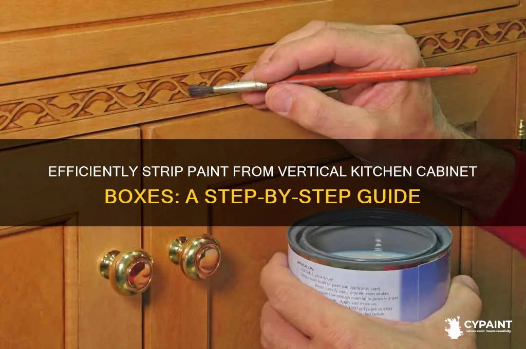how to strip paint from vertical kitchen cabinetboxes