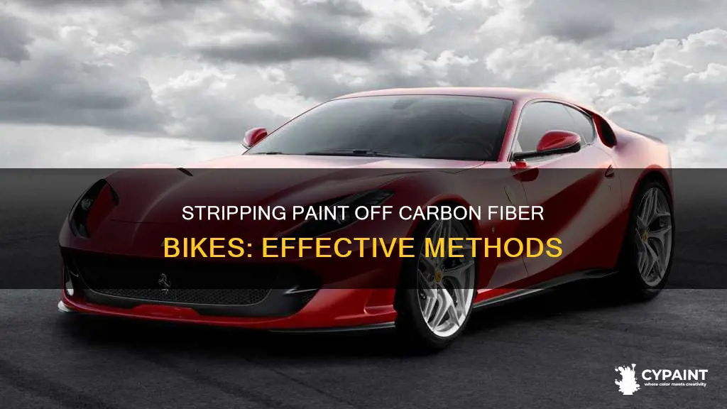 how to strip paint of a carbon fiber boke