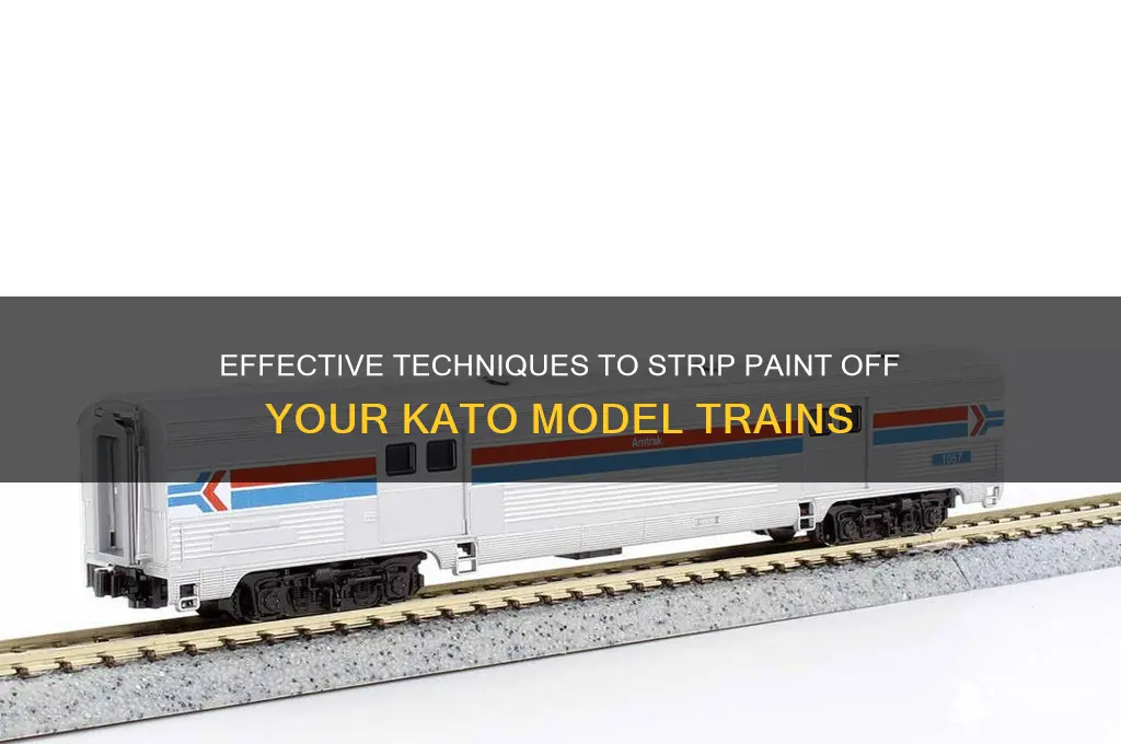 how to strip paint of of a kato